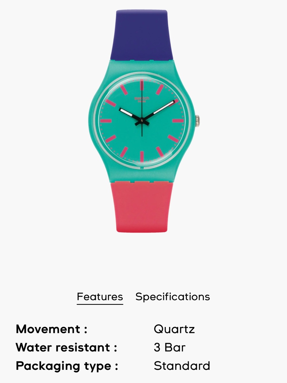 SWATCH Multicolor Unisex Watch - Picture 5 of 9